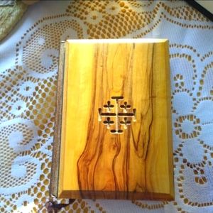 Wooden bible illustrated